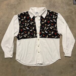 Vintage Christmas Angels Blouse